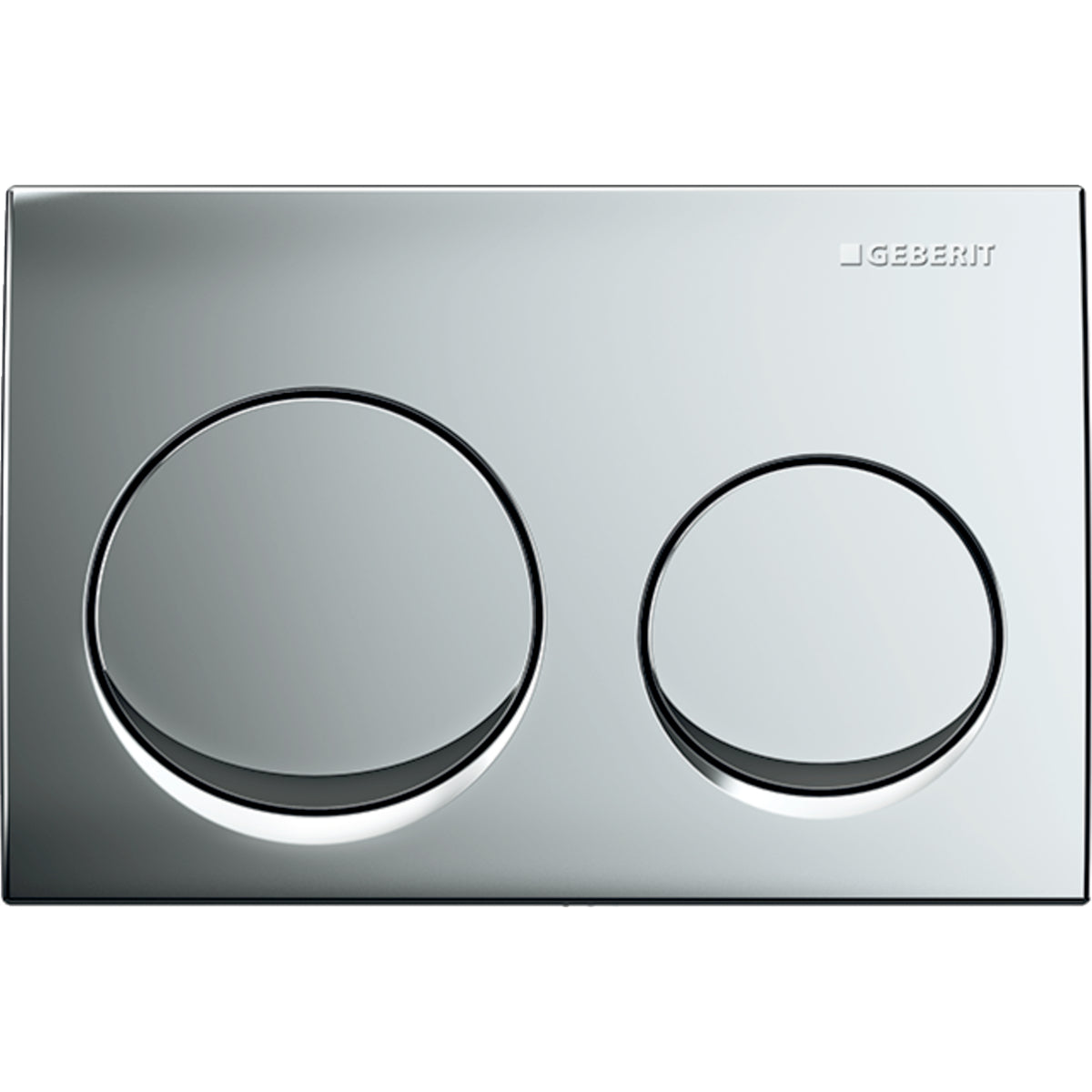 Geberit Alpha 25 Access Plate - Round Button - Bright Chrome