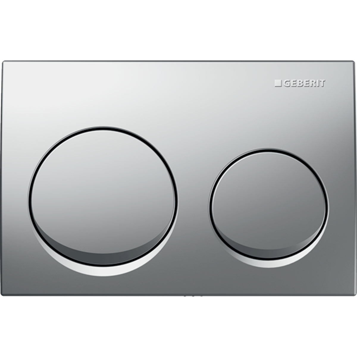 Geberit Alpha 25 Access Plate - Round Button - Matt Chrome