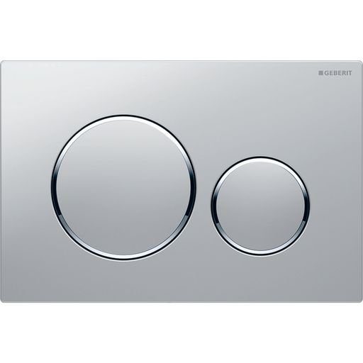 Geberit Sigma20 Access Plate - Round Button - Matt Chrome Plate Chrome Trim