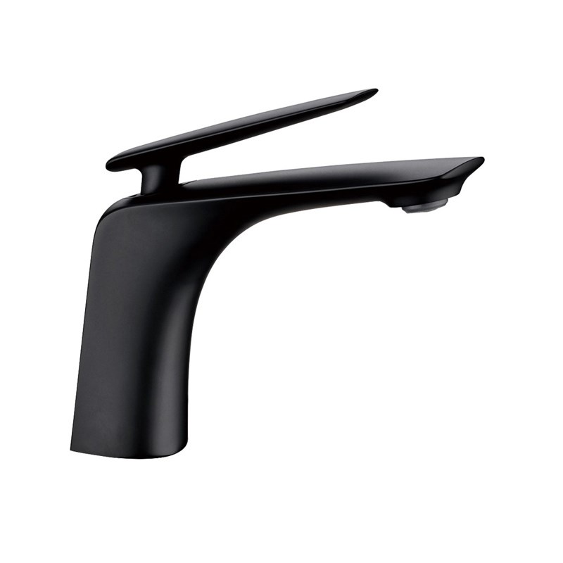 Bellino Matte Black Basin Mixer Tap
