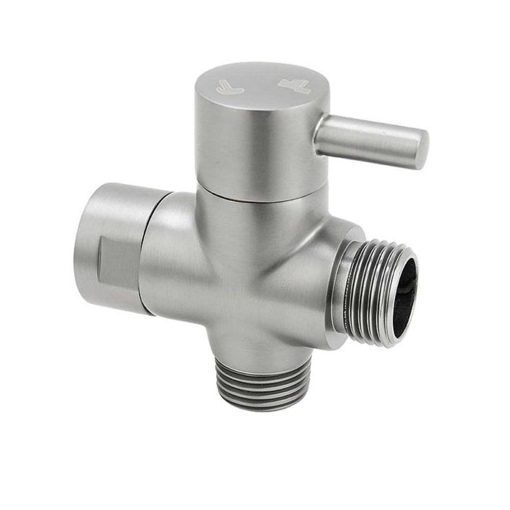 Brushed Nickel Brass Bidet Diverter