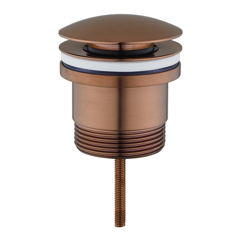 Brushed Copper Universal Basin/Bathtub Pop Up Waste