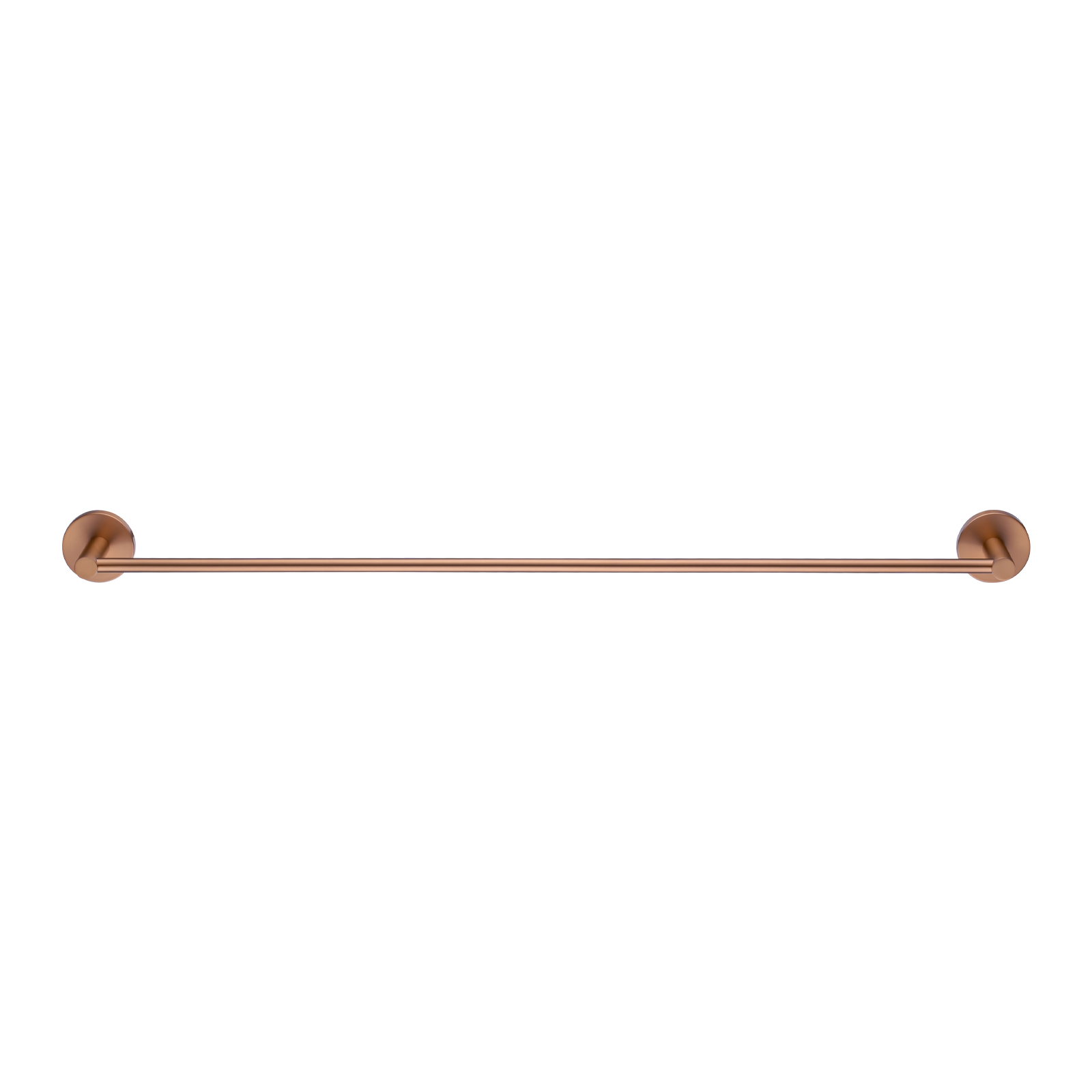 LUCID PIN Series Brushed Copper Single Towel Rack Rail 800mm
