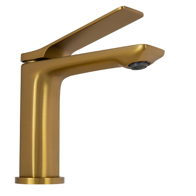RUSHY Series Brushed Brass Basin Mixer