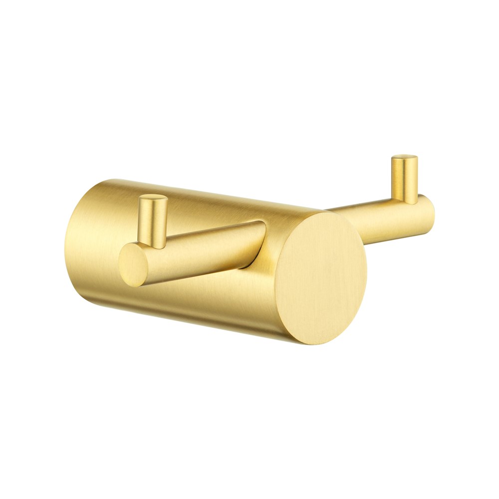 Brushed Brass Robe Hook