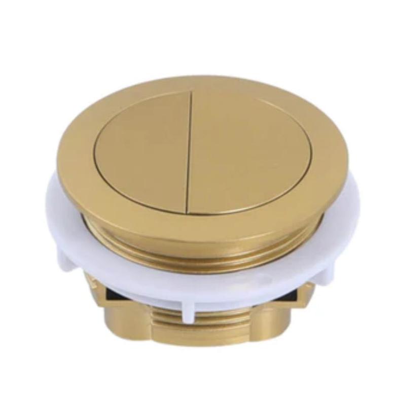 BTW Round Cistern Button - Brush Gold