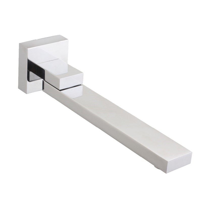 Chrome Bathtub/Basin Wall Swivel Spout
