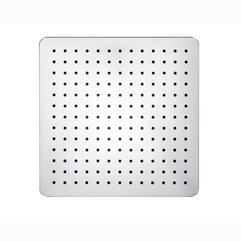 Super-slim Square Chrome Stainless Steel Shower Head 300mm