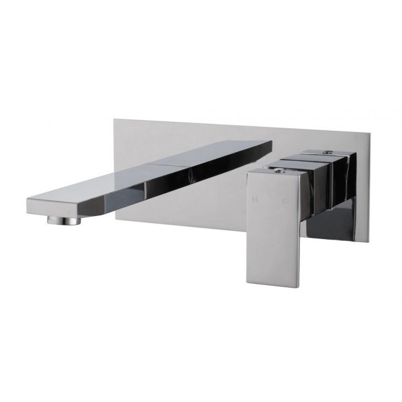 BLAZE Series Chrome Wall Mixer With Spout(color up)(extension part)
