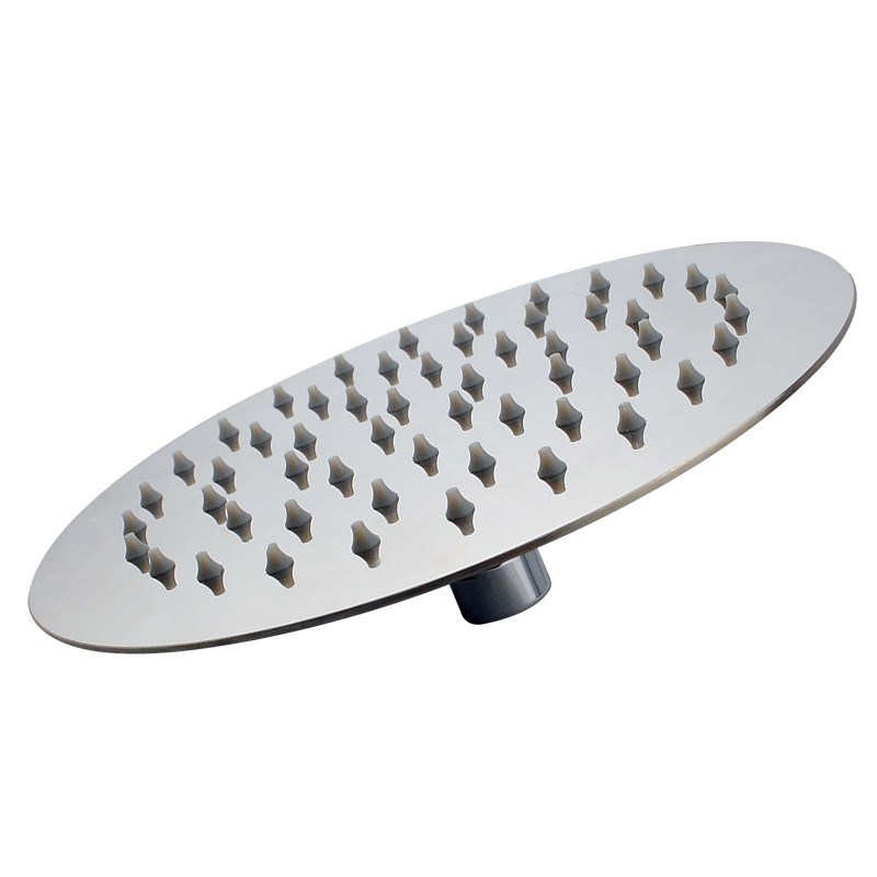 Super-slim Round Chrome Stainless Steel Shower Head 200mm