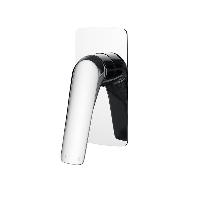AU Series Square Chrome Wall Mixer