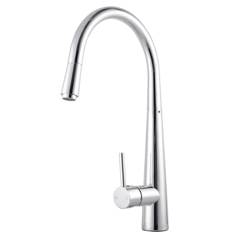 Chrome Pull Out Kitchen Mixer