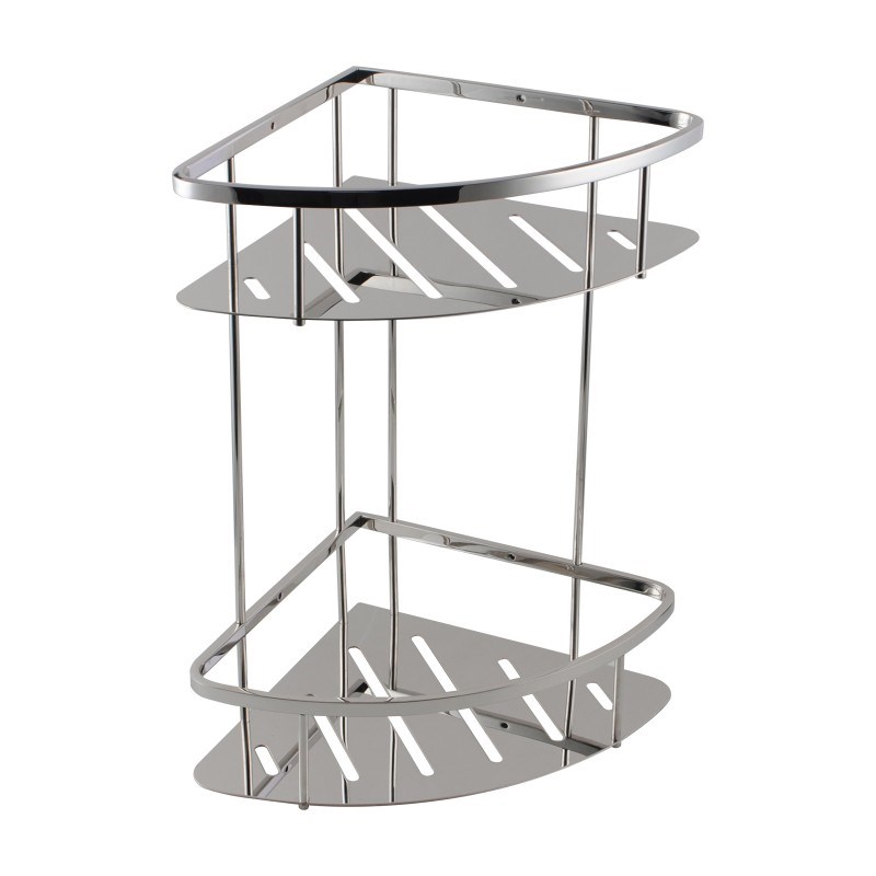 IVANO Series Chrome Stainless Steel 2 Tier Shower Shelf