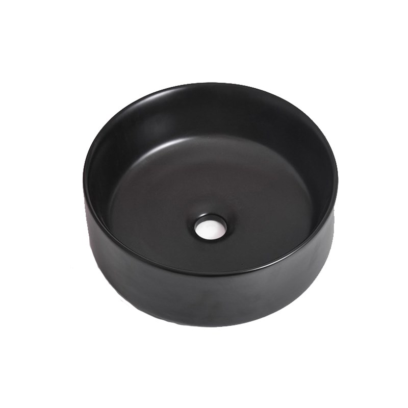 360*360*125mm Matte Black Above Counter Basin(32mm Nonoverflow)