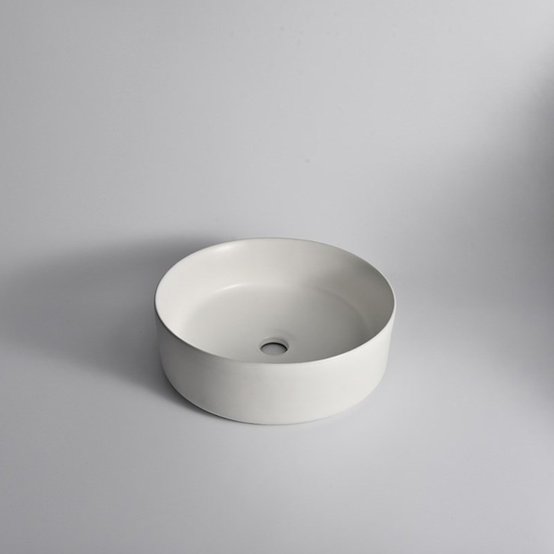 360*360*125mm Matte White Above Counter Basin(32mm Nonoverflow)