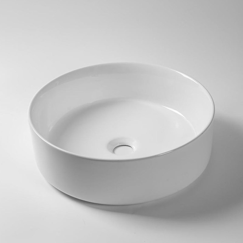 405*405*130mm Matte White Above Counter Basin(32mm Nonoverflow)