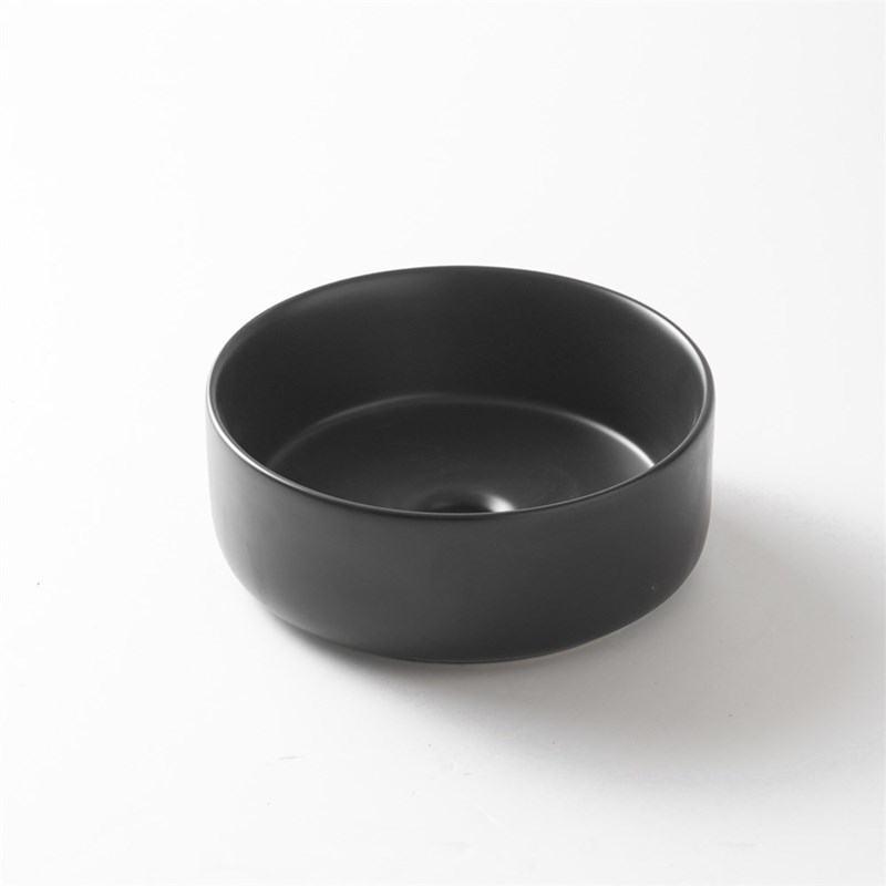 300*300*110mm Matte Black Above Counter Basin(32mm Nonoverflow)