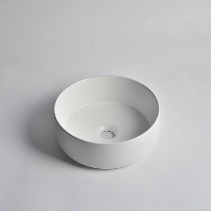 300*300*110mm Matte White Above Counter Basin(32mm Nonoverflow)