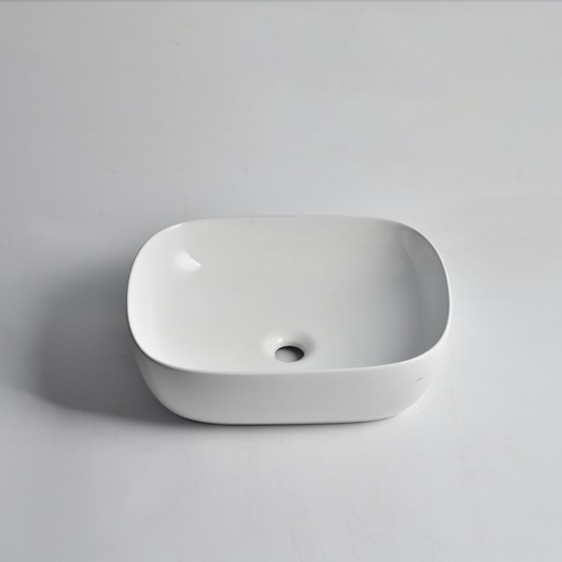 485*395*145mm Gloss White Above Counter Basin(32mm Nonoverflow)
