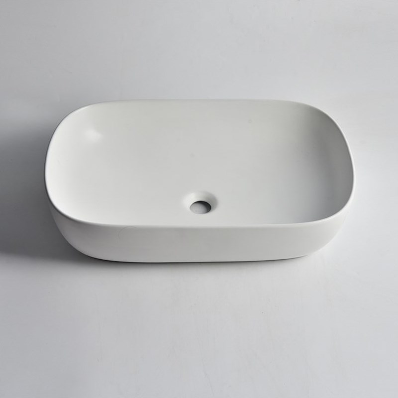 610*400*150mm Gloss White Above Counter Basin(32mm Nonoverflow)
