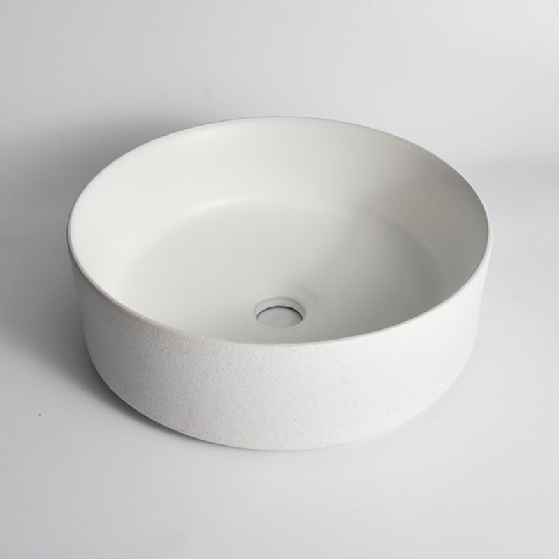 360*360*125mm Polar Textured Exterior Finish & Matte White Interior Finish Above Counter Basin(32mm Nonoverflow)