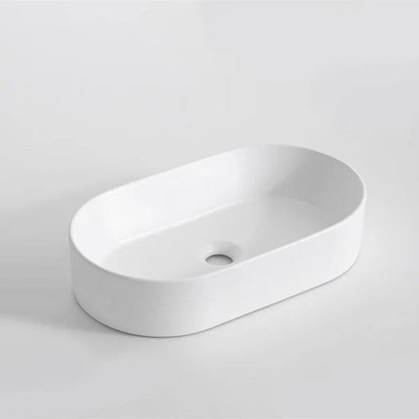 520*300*120mm Gloss White Above Counter Basin(32mm Nonoverflow)