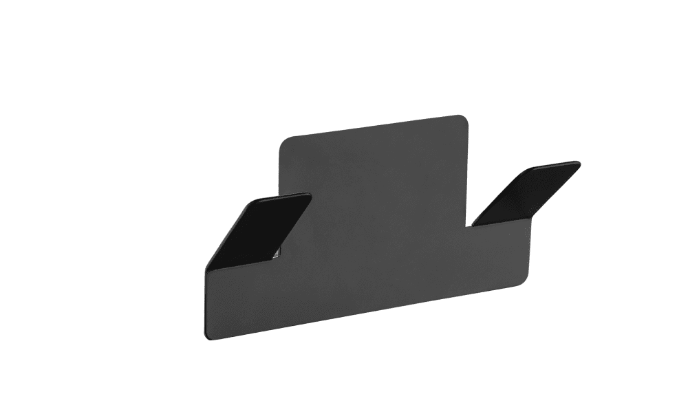Easy Series Double Robe Hook - Matt Black