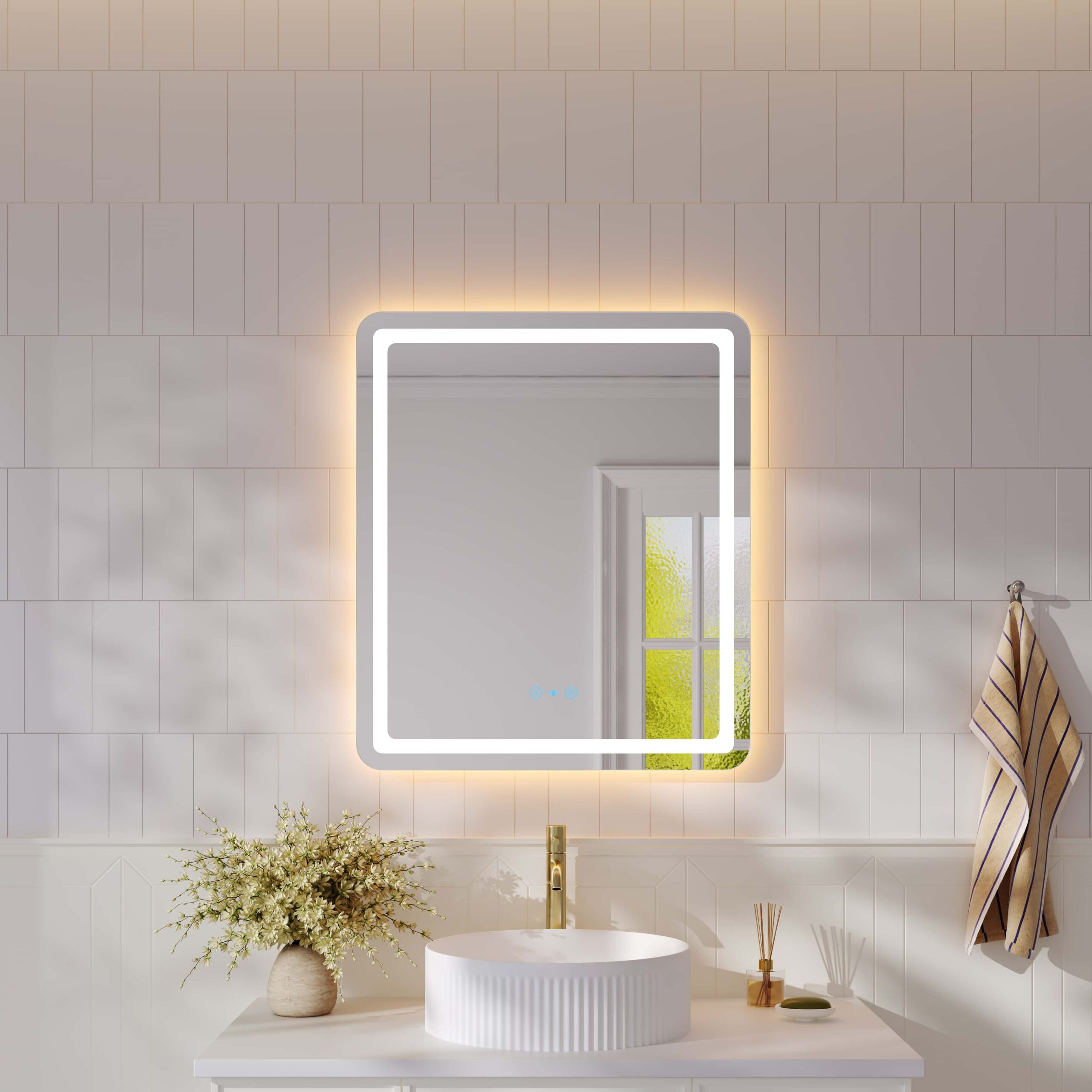 Freya LED Mirrors 5mm Copper-Free Silver Mirror 6070mm - Frameless