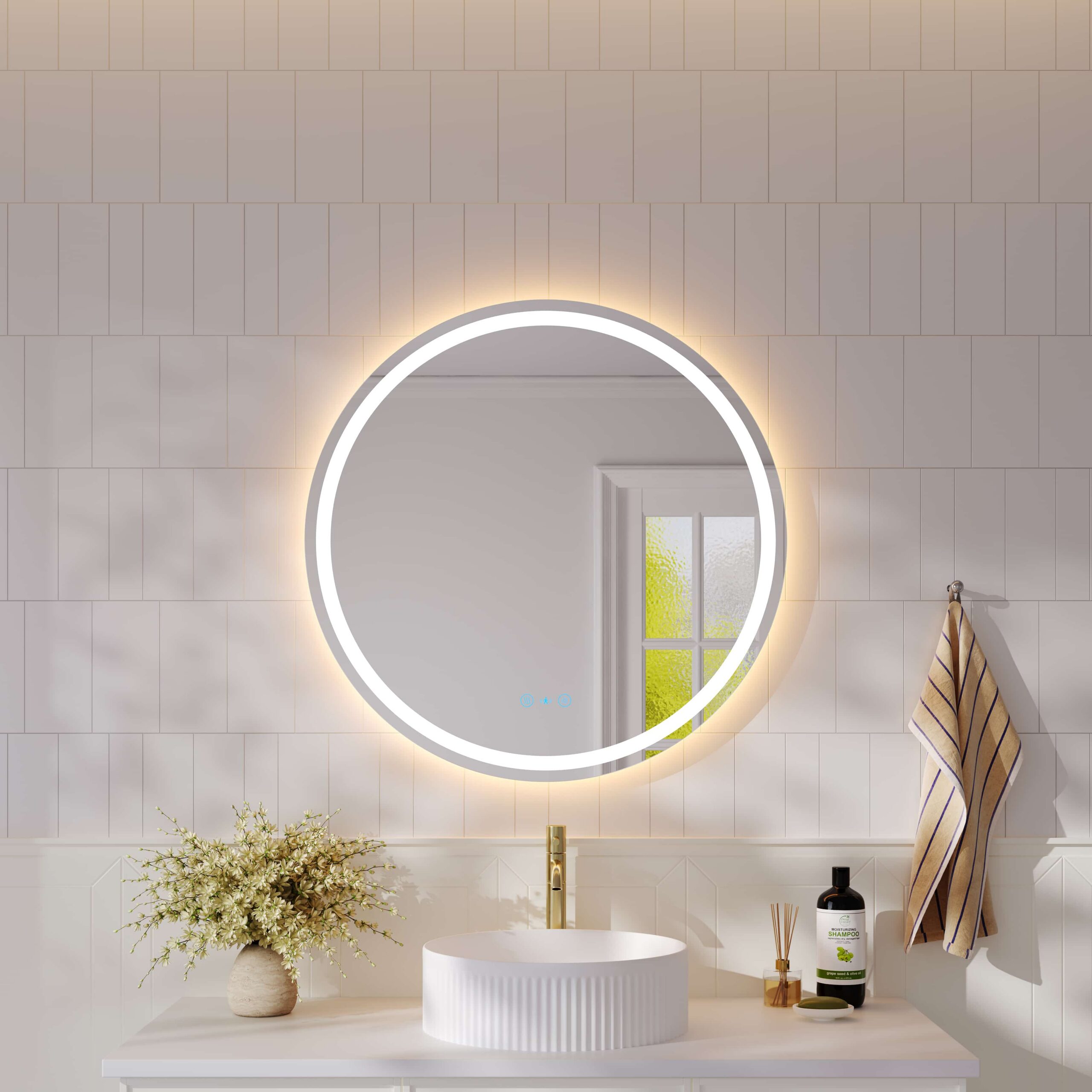 Freya LED Mirrors 5mm Copper-Free Silver Mirror - Frameless