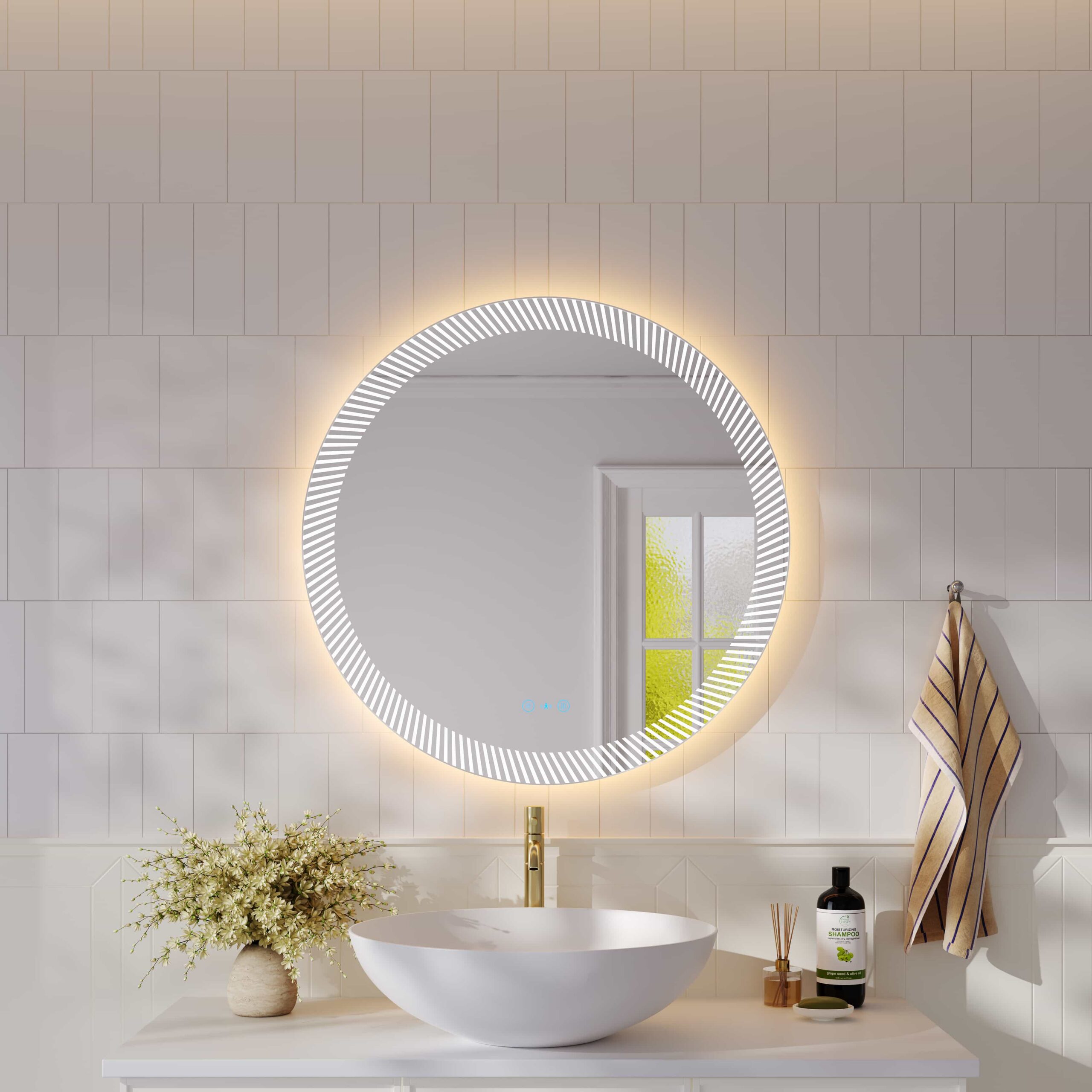 Freya LED Mirrors 5mm Copper-Free Silver Mirror 800mm - Frameless