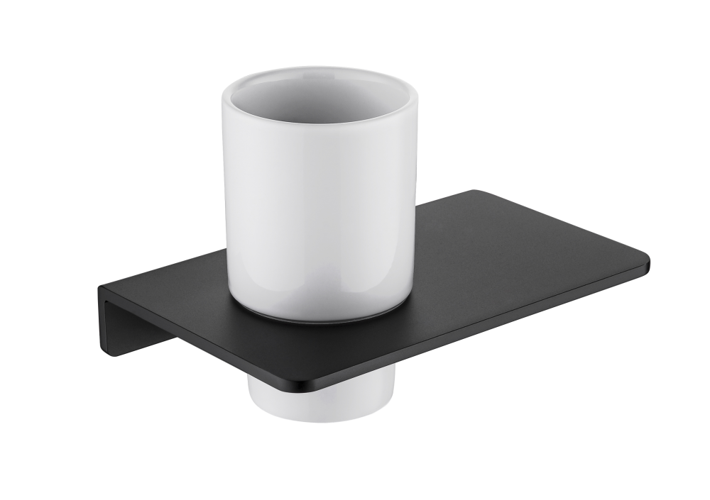 Flat Series Tumbler Holder - Matt Black