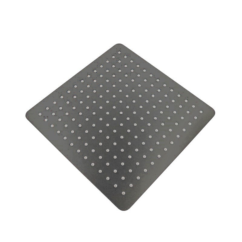 Super-slim Square Gun Metal Grey Stainless Steel Shower Head 300mm