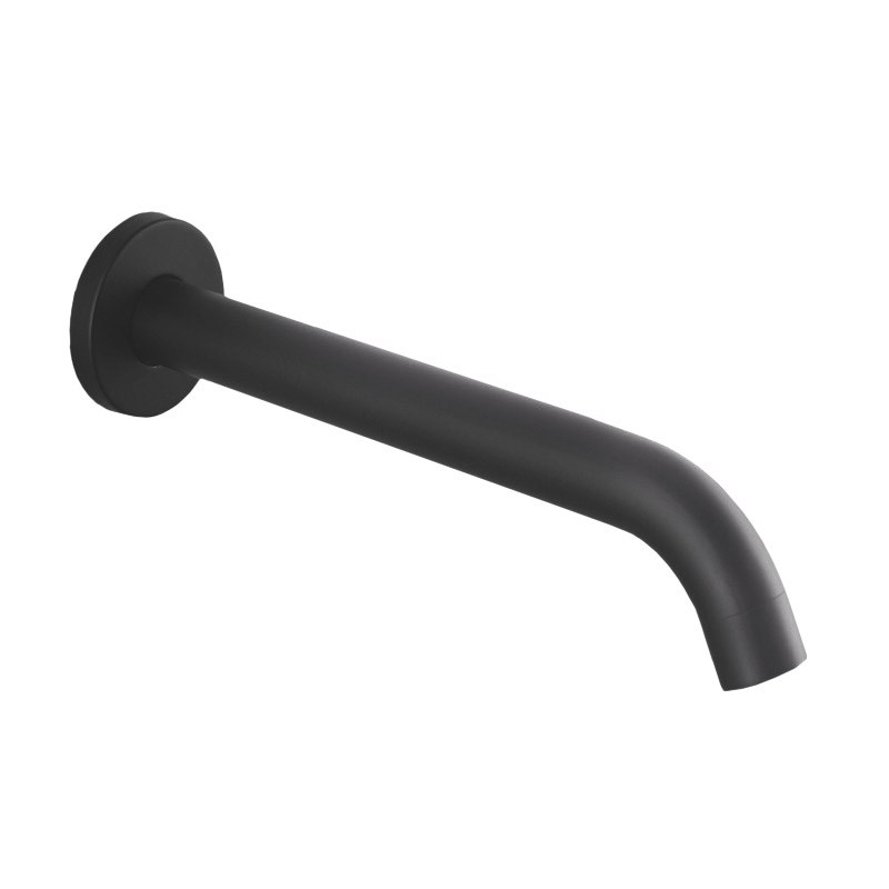 LUCID PIN Series Round Gun Metal Grey Bathtub/Basin Wall Spout