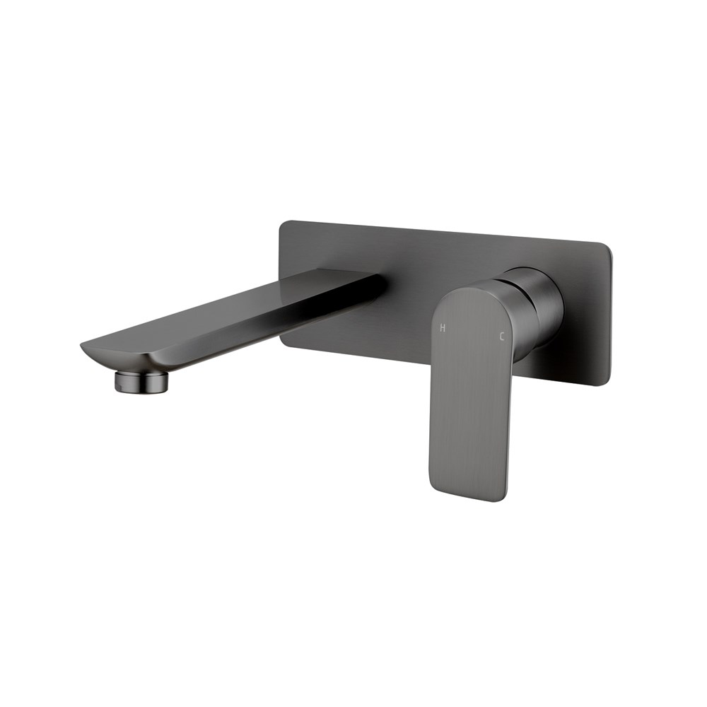 VOG Series Gun Metal Grey Wall Mixer With Spout(color up)
