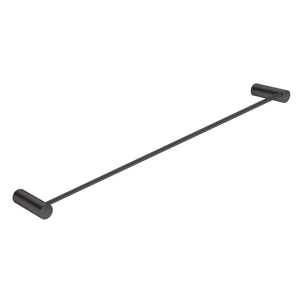 Gun Metal Grey Single Towel Rail 600mm