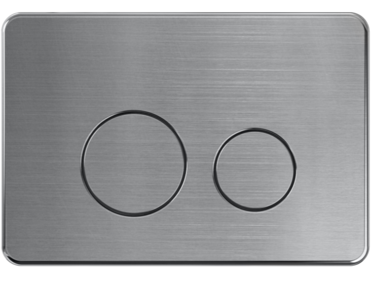 R&T Access Plate - Round Button - Gunmetal Plate