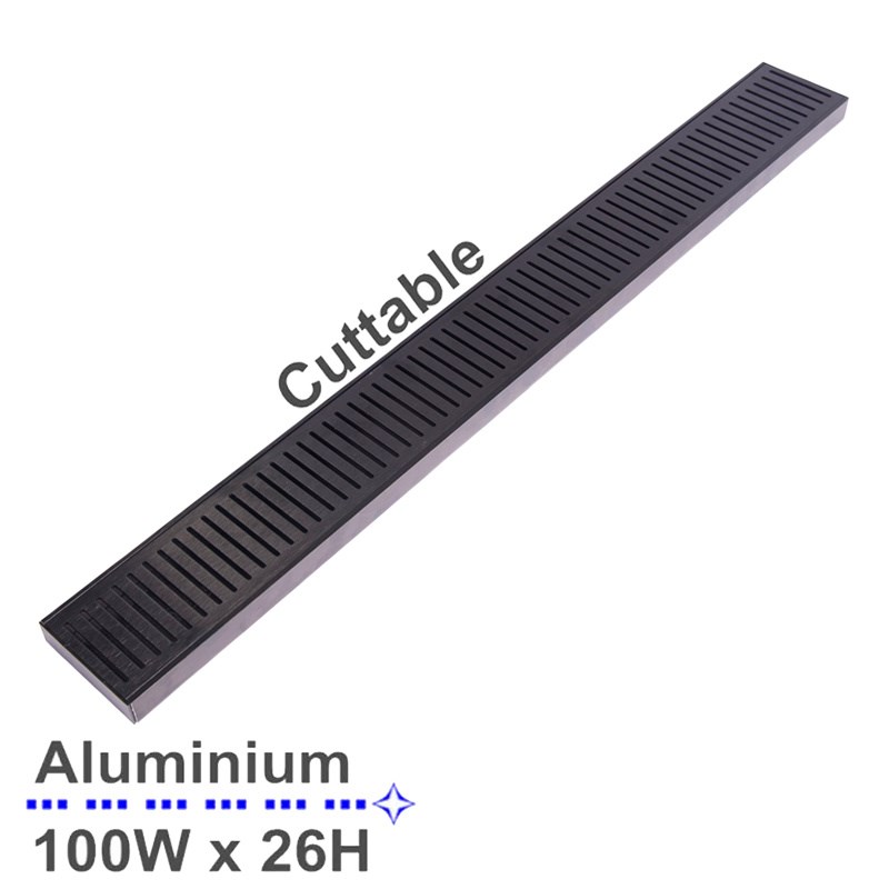 100x100x26mm Black Floor Grate