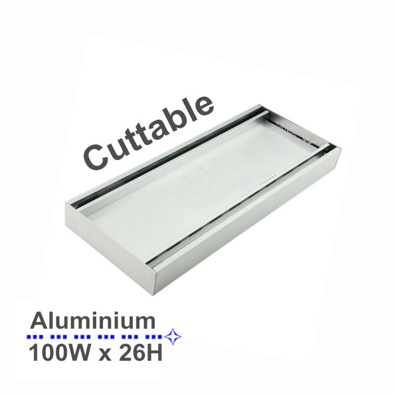 100x100x26mm Chrome Gold Tile Insert Grate