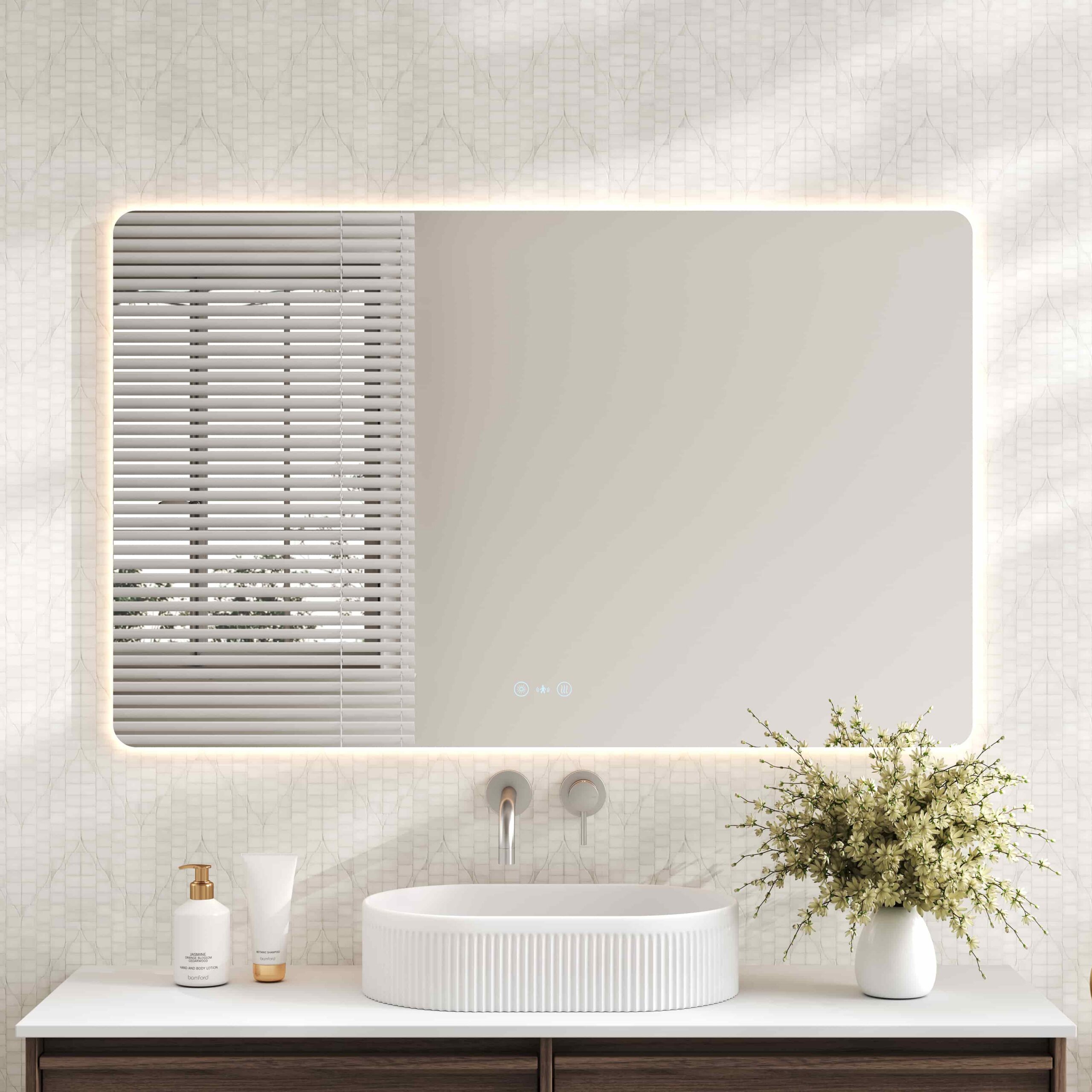 Luna Rectangular LED Bathroom Mirror