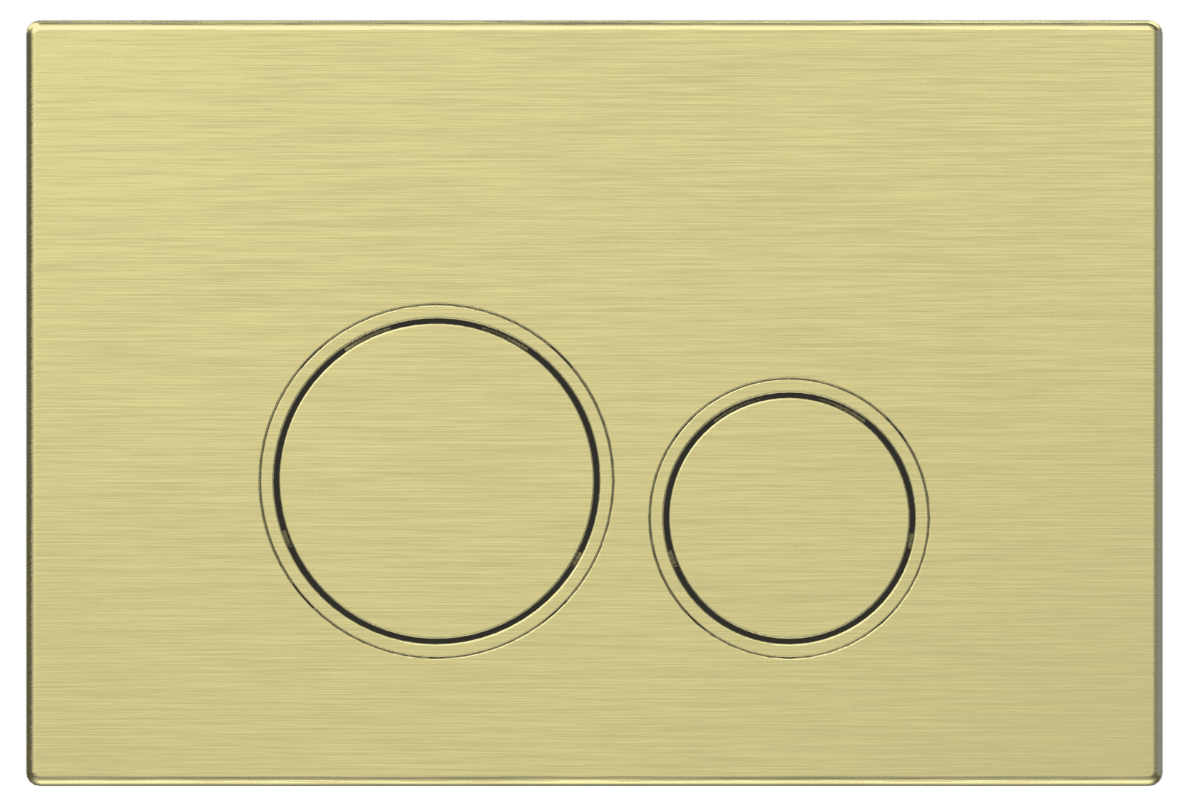 Geberit Sigma Access Plate - Round Button - Brushed Gold
