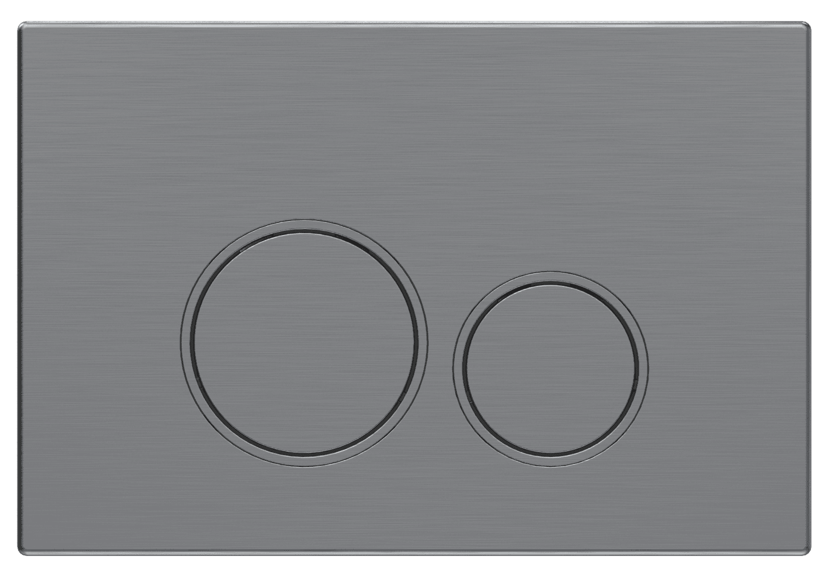 Geberit Sigma Access Plate - Round Button - Gun Metal