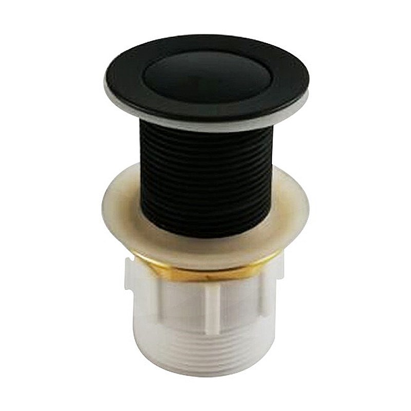 32/40mm Black Brass Basin Pop Up Waste without Overflow