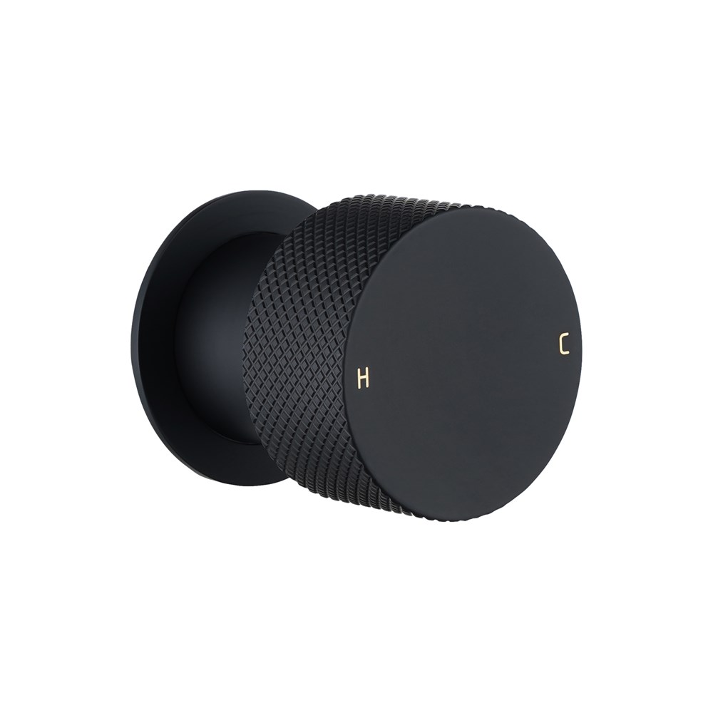 MOON Series Round Black Progressive Wall Mixer Handle(match CLPM)