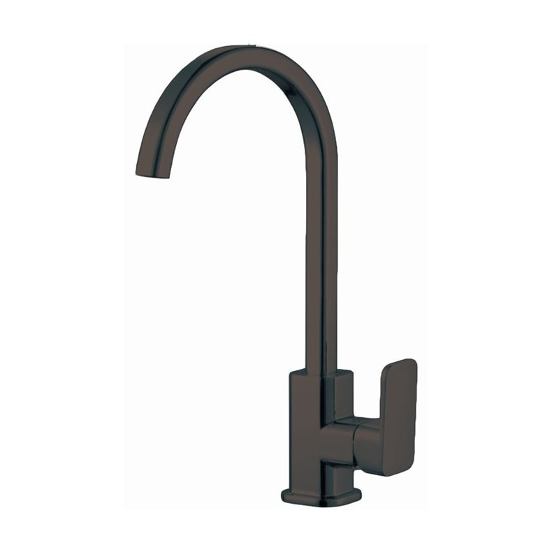 IVANO Series Square Black Kitchen Mixer