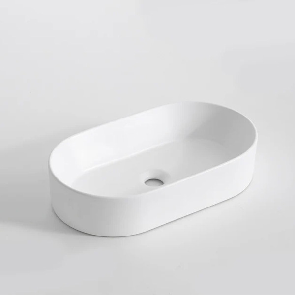 520*300*120mm Matte White Above Counter Basin(32mm Nonoverflow)