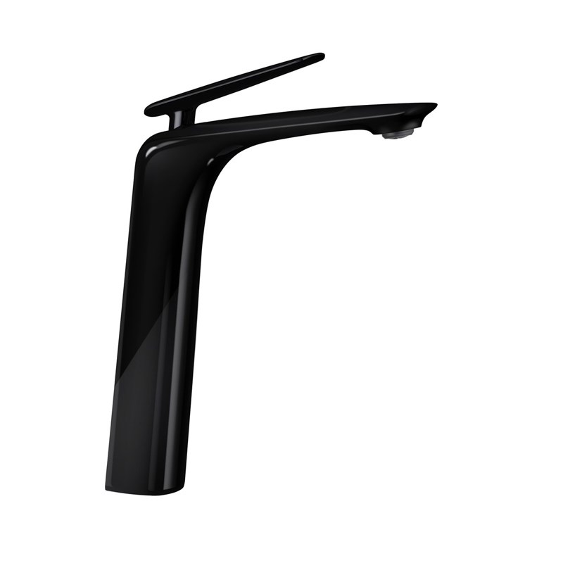 Bellino High Gloss Black Tall Basin Mixer