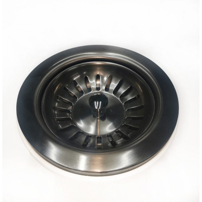 Gun Metal Black Kitchen Sink Waste without Overflow