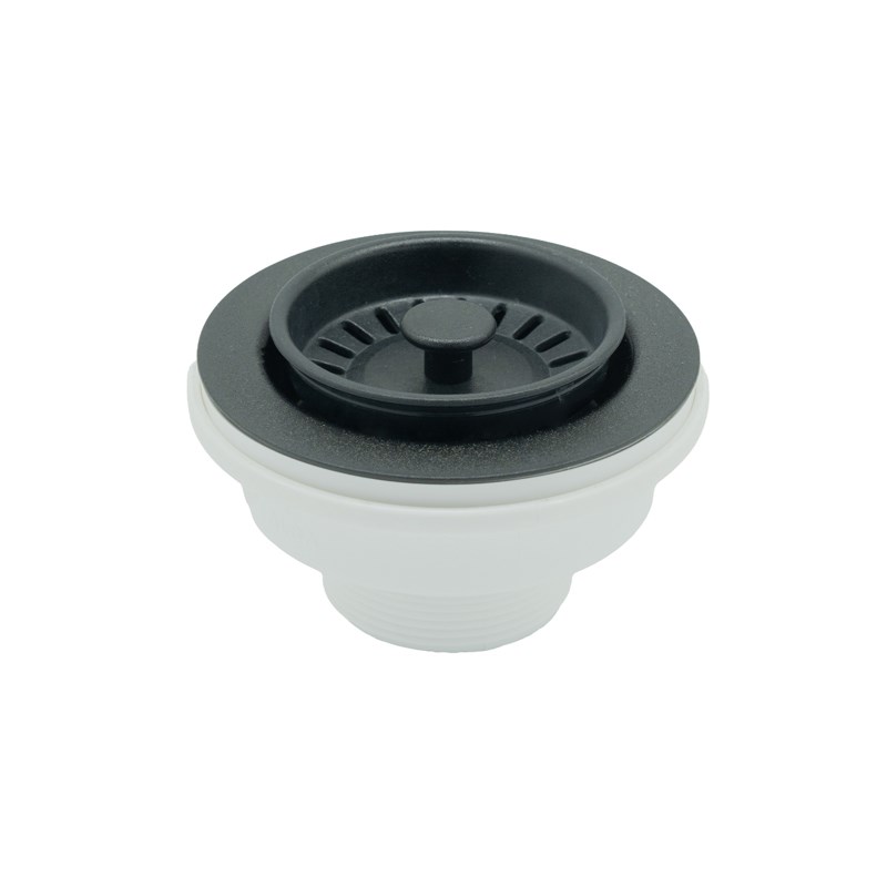 Granite Black Kitchen Sink Waste without Overflow